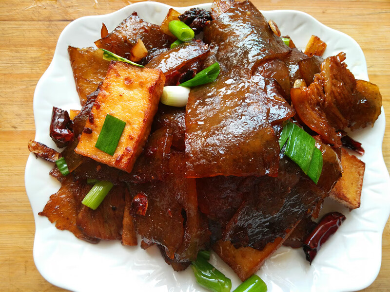 河南特产红薯粉条焖子卫辉手工皮扎农家风味特色小吃皮渣325g5袋