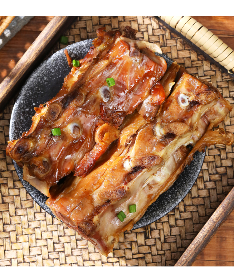 广州特产咸香烧猪骨烧骨咸骨原料煲粥煲汤宵夜档200g*5包【图片 价格
