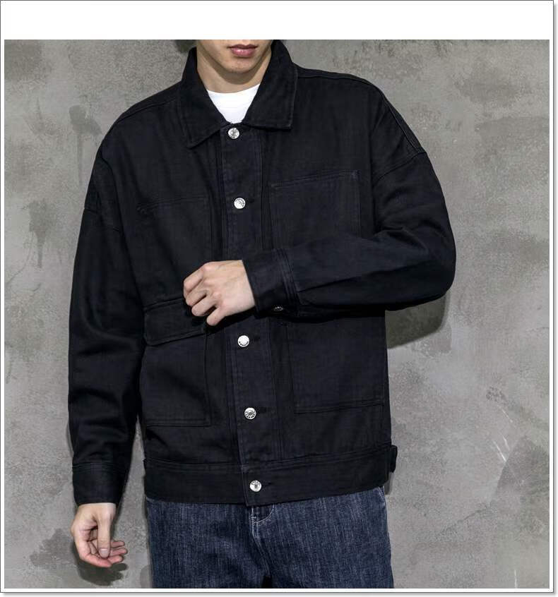 【成团当天发货】冬新款外套男春秋韩版潮流简约百搭工装夹克日系复古