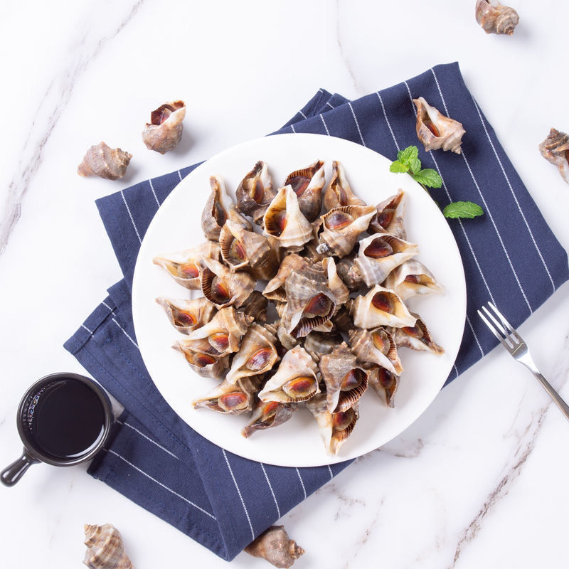 小海螺鲜活香波螺新鲜大连特产鲜活海鲜海螺丝海瓜辣螺二斤装一斤40个