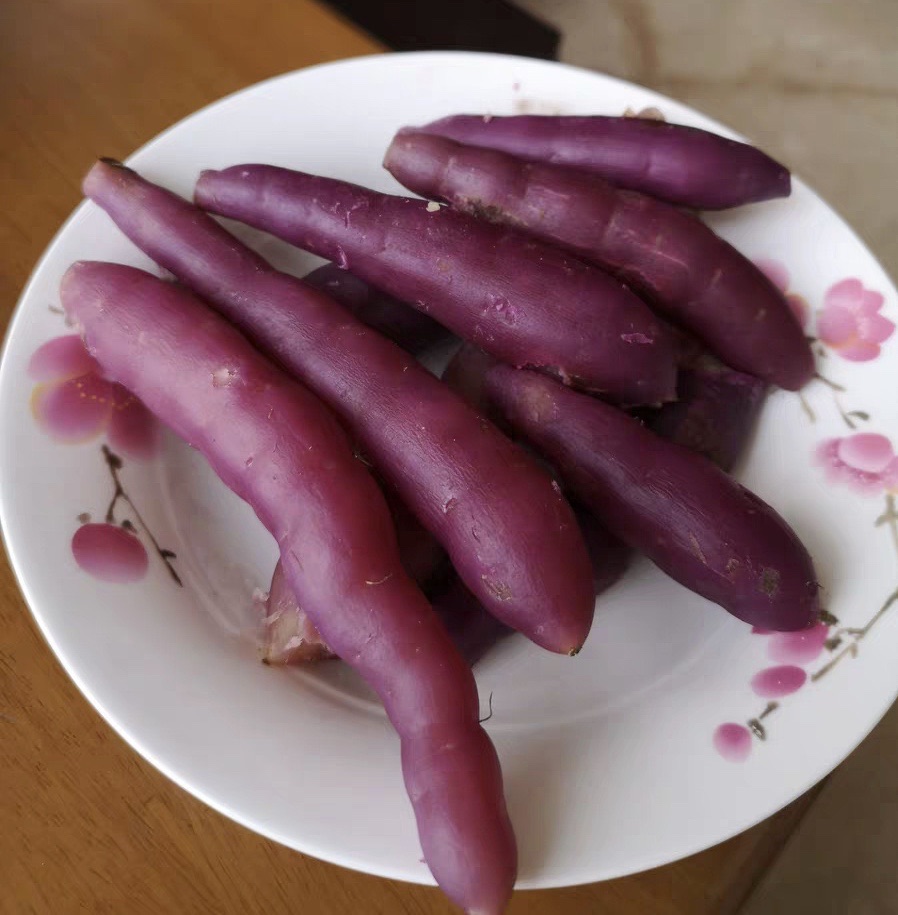 广州南沙一点红拇指番薯仔 5斤装 紫皮黄心板栗粉糯甜 小果 5斤 小果