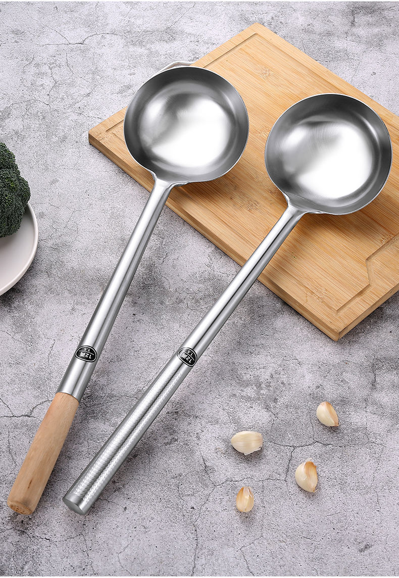 f厨师炒菜勺子不锈钢厨师炒勺子厨师勺子炒菜的勺子炒菜大勺铁炒勺