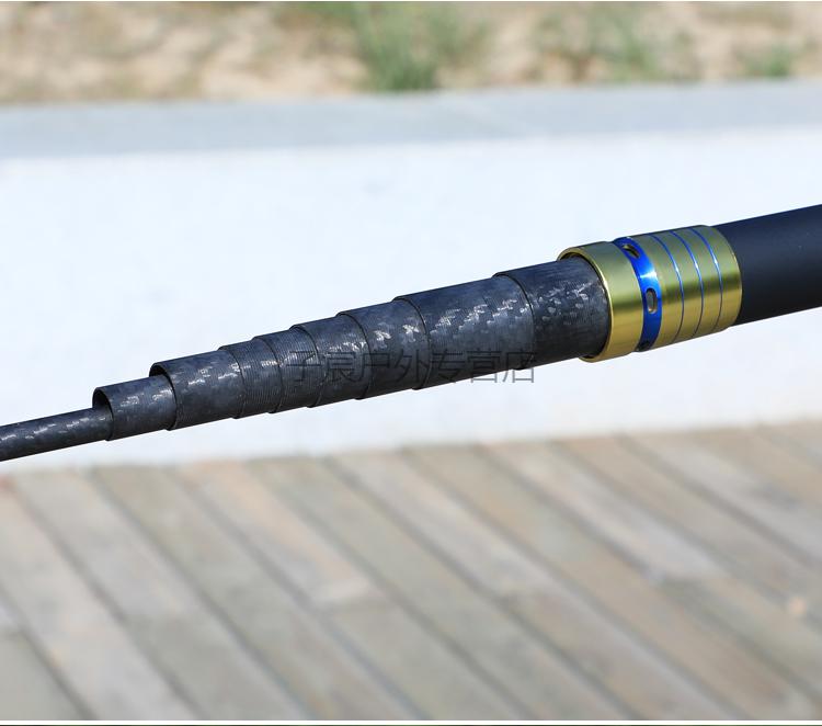 汉鼎渔具官方旗舰同款鱼竿渔道跃9101112米大炮竿传统钓鱼竿短节超轻