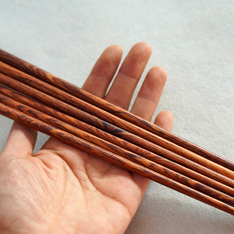 黄花梨筷子精品红酸枝木筷子礼盒装红木筷子花纹好看沉水2双礼盒装