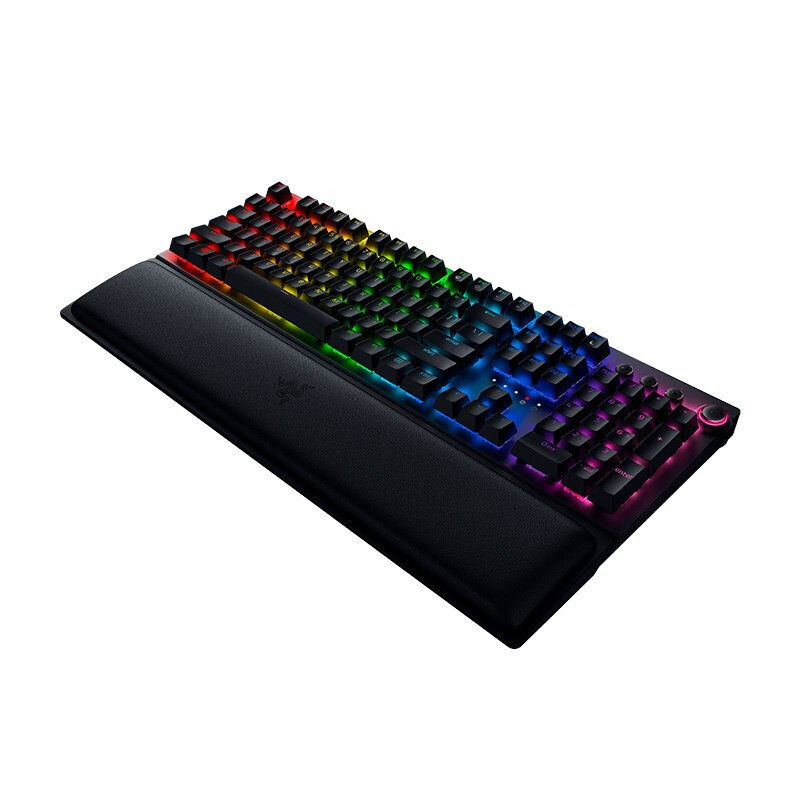 razer 雷蛇雨林狼蛛v2 轻机械有线游戏键盘 104键 rgb 电竞 雷蛇雨林