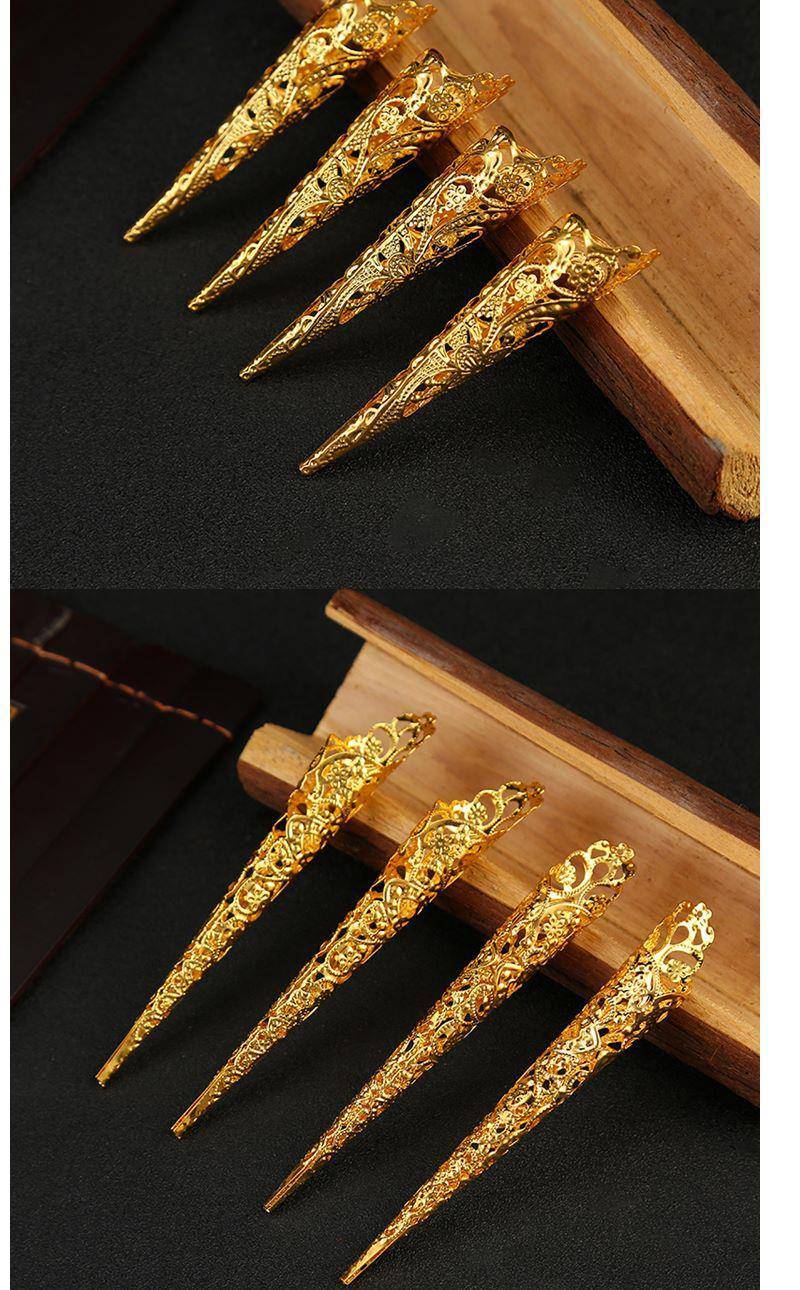 米洛凌 古装护指 古代装指甲套宫廷嫔妃假长指甲套手指套护甲加厚如懿