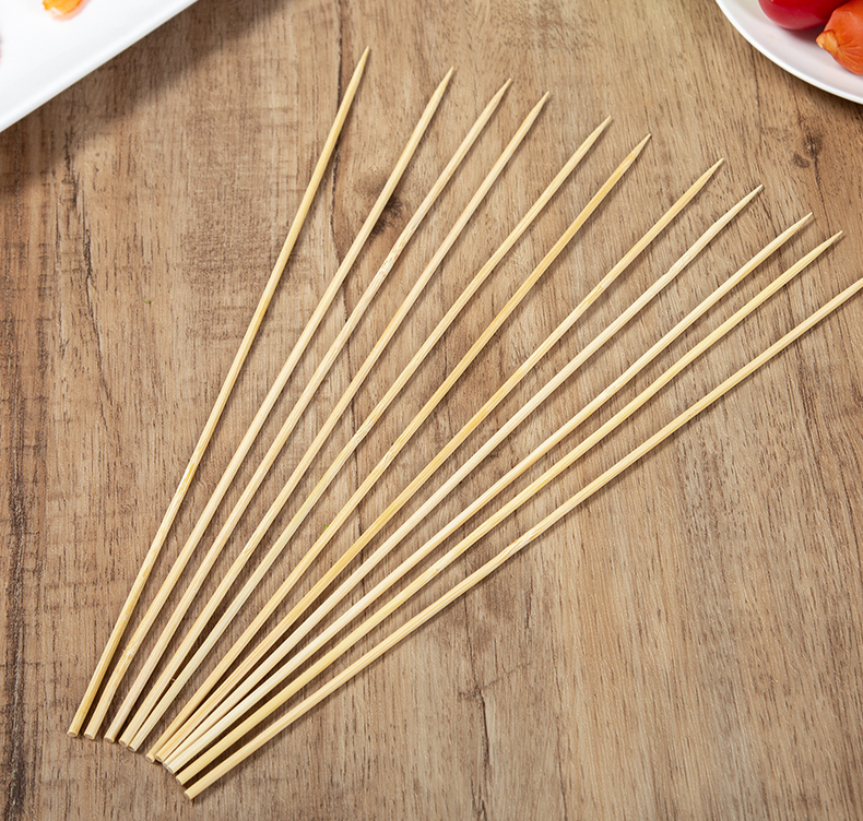 【京选】烧烤竹签串串香羊肉串一次性炸串长竹签子用品工具家用烧烤签