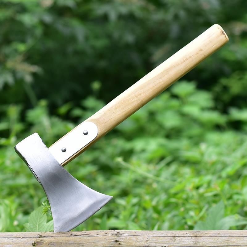 开山斧家用斧子木工斧劈柴斧树柴斧户外斧头野营斧弹簧钢手工锻打轨奔