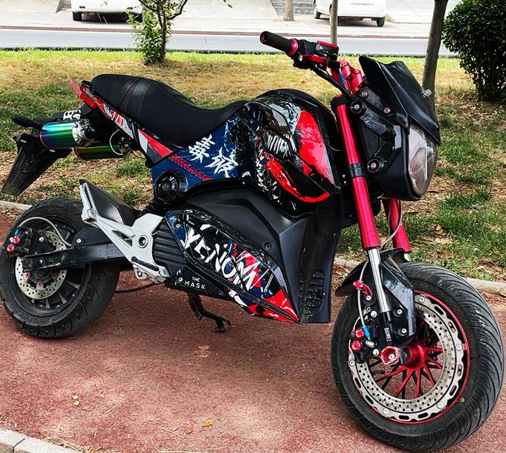 【燃油小摩托】儿童小孩摩托车电摩m5电动摩托跑车z6电动车72v大功率