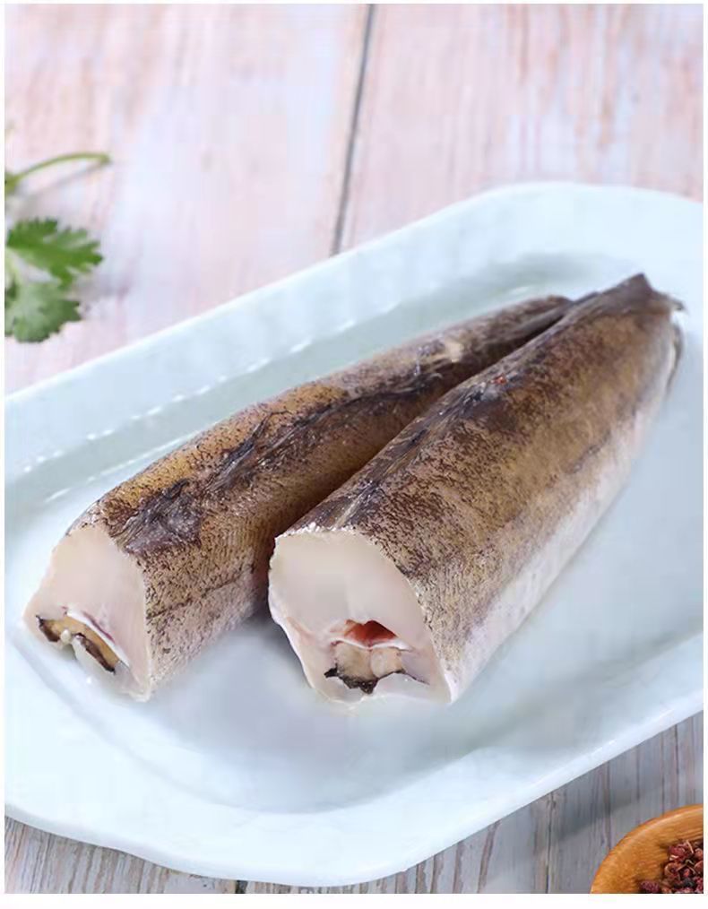 无头鳕鱼新鲜明太鱼冷冻去头去内脏狭鳕鱼整条深海鳕鱼海鲜批发去头去