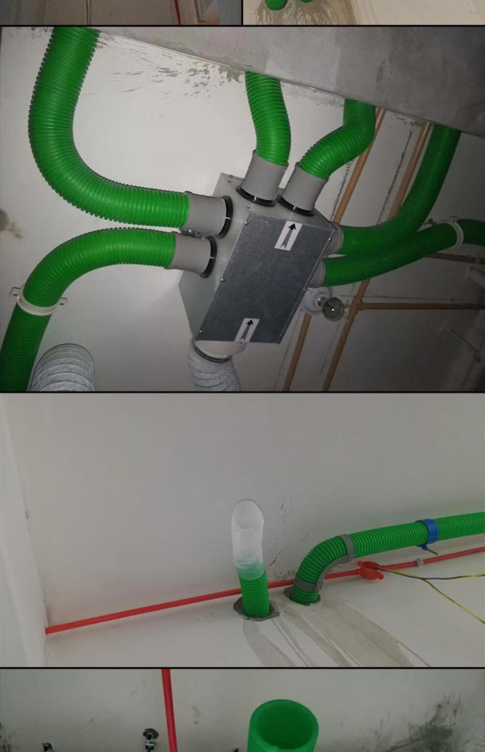 2022新款新风分风箱新风pe管道分风箱分支器一分三四五六七十路分支箱