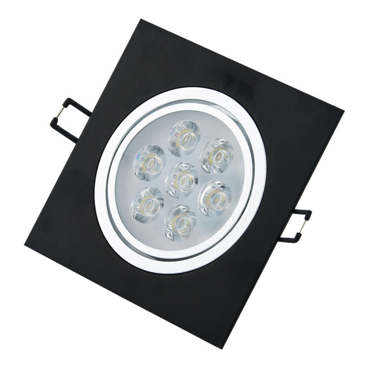 双头射灯10x20格栅灯客厅走廊双排射灯双头射灯led嵌入式默认发拉丝