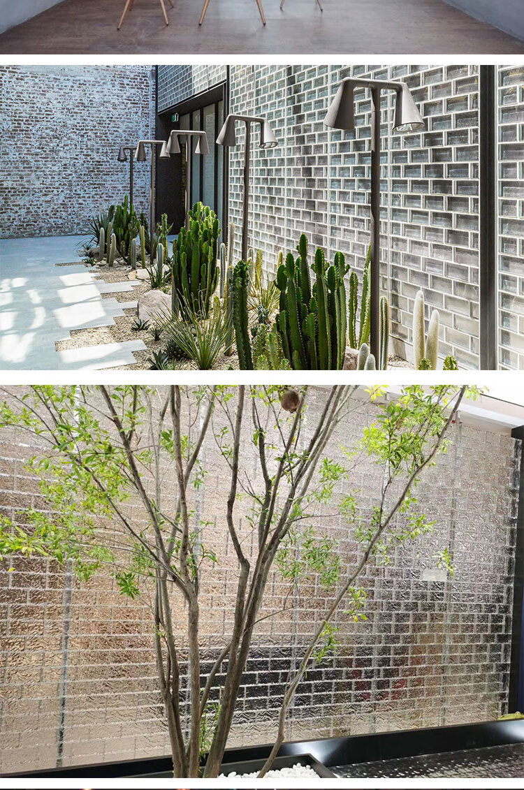 透明玻璃砖隔断背景墙玄关云雾方形空心水晶砖卫生间干湿隔断【图片