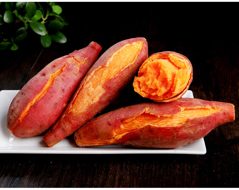 沙地红薯新鲜现挖红心富硒糖心地瓜259斤精挑中等大小带箱96斤装烤蒸