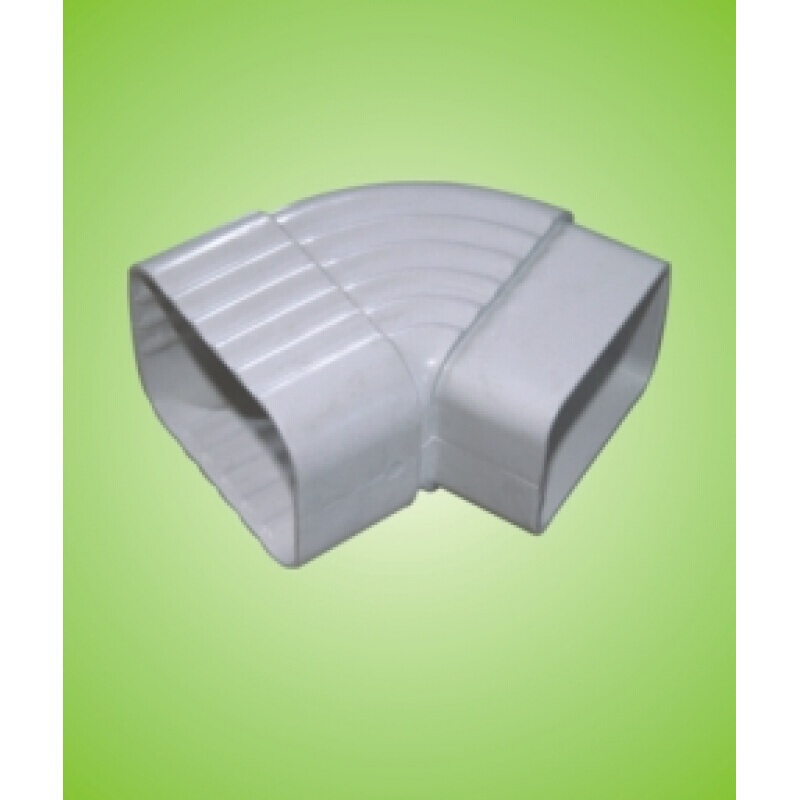 pvc天沟水槽屋檐流水沟檐槽方形水管pvc管阳光房排水槽天沟 90°阴角