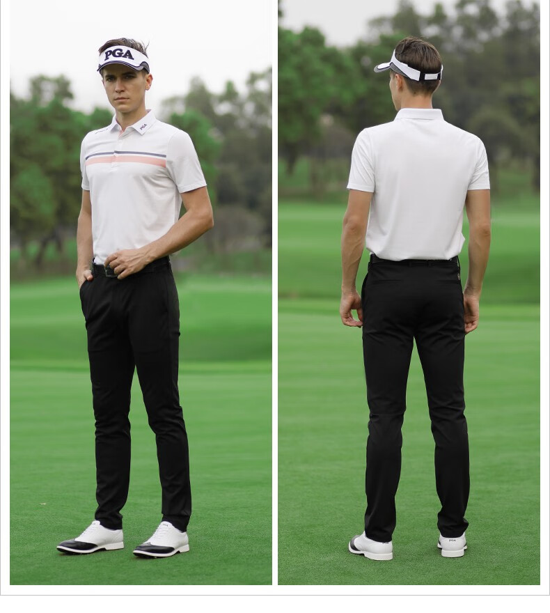 pga 2021新品 高尔夫服装 男士短袖t恤 高尔夫运动男装衣服 pga