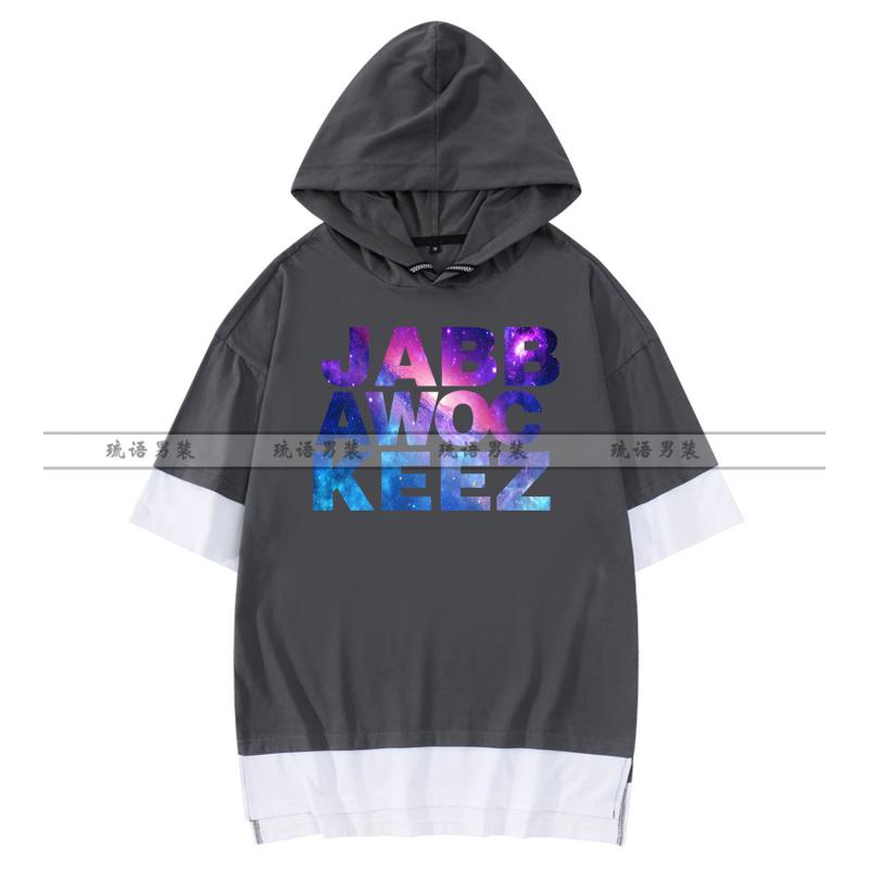 琉语jabbawockeez假面舞客嘻哈街舞短袖t恤美国舞团男潮大码连帽衣服