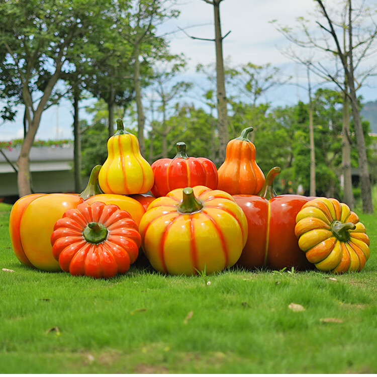 大型仿真水果蔬菜雕塑采摘园农场草莓造型农产品装饰南瓜摆件模型青