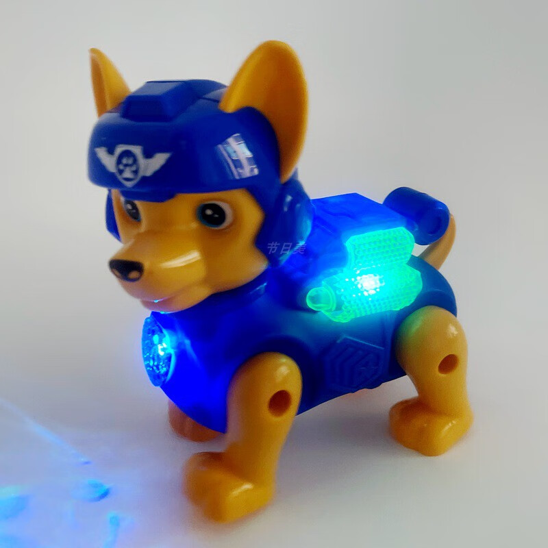 音同款电动牵绳狗网红汪汪队红毛狗中秋节儿童手提灯笼会跑小狗润华年