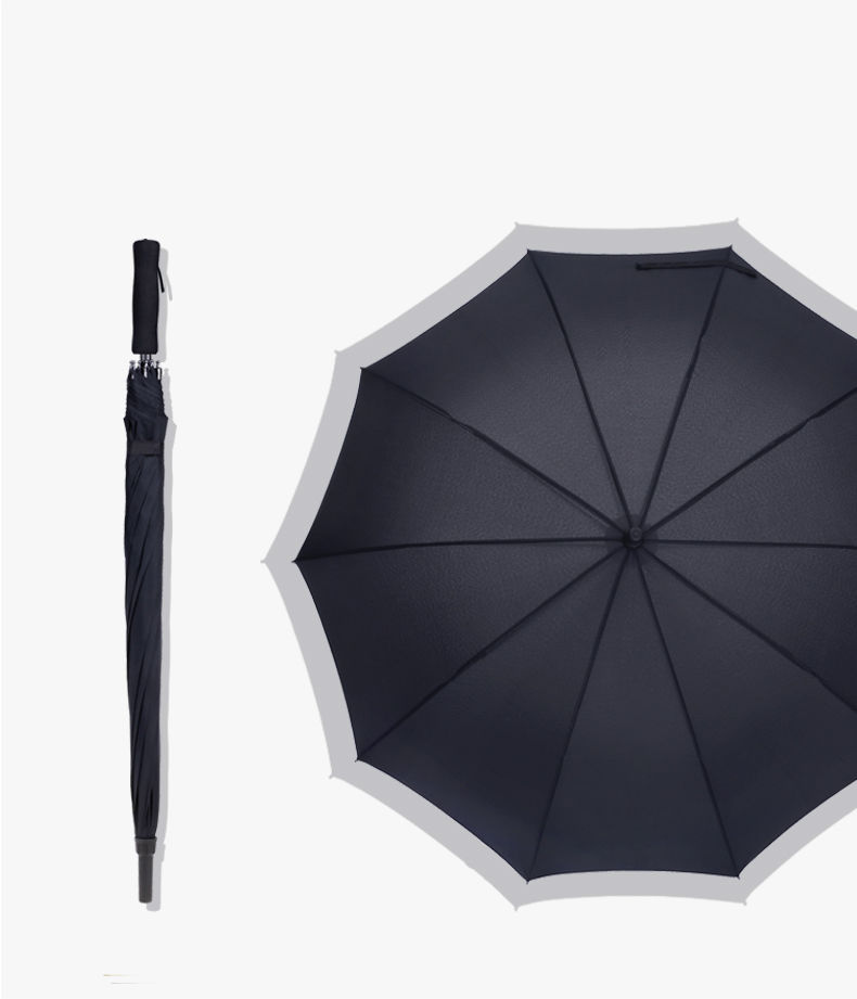 长柄伞商务男黑雨伞礼品伞定做印字广告伞定制可印logo图案长柄8骨