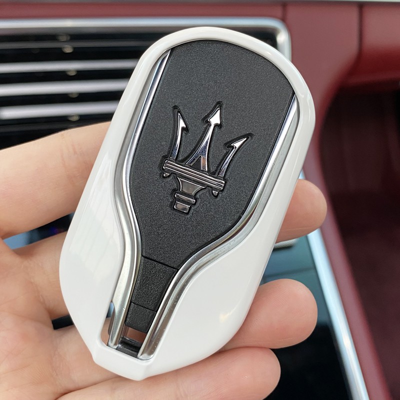 适用玛莎拉蒂levante莱万特吉博力ghibli总裁专用改装钥匙壳套女pc