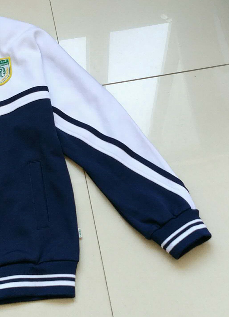广州天河区龙口西校服男女小学生秋冬外套长袖t恤长裤运动套装定制