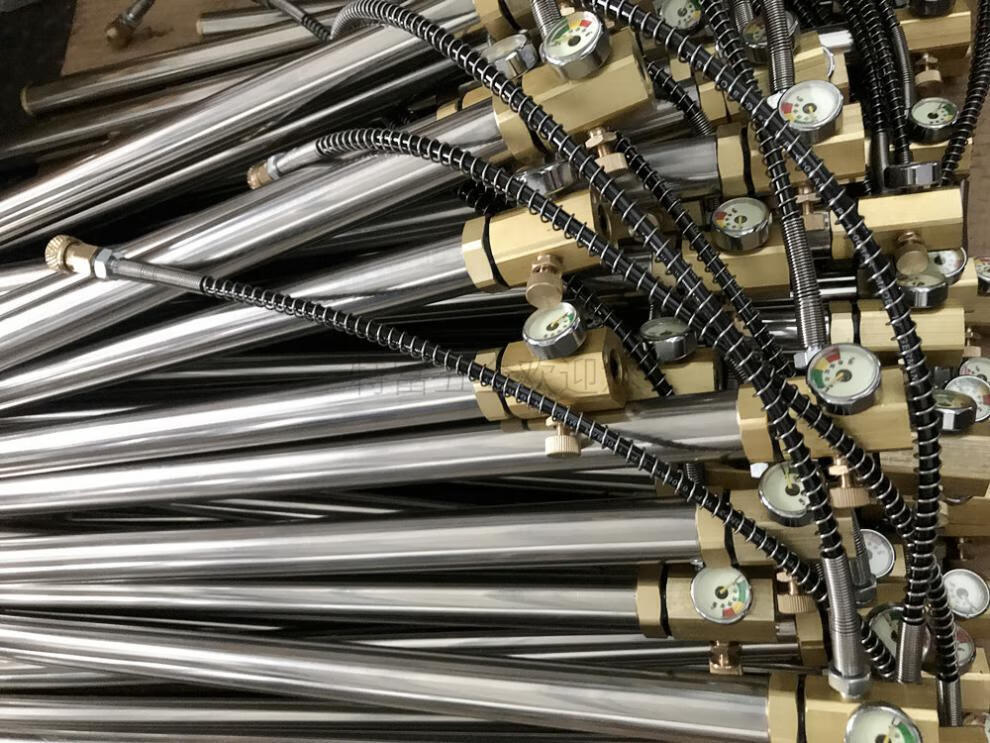 高压打气筒 三级高压打气筒30mpa/4500psi 不锈钢 手动充气泵40mpa