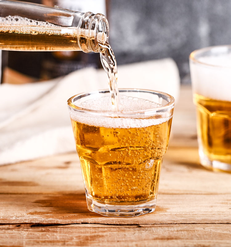 钢化玻璃杯威士忌酒杯洋酒杯酒吧ktv专用杯子八角杯喝酒啤酒杯过年