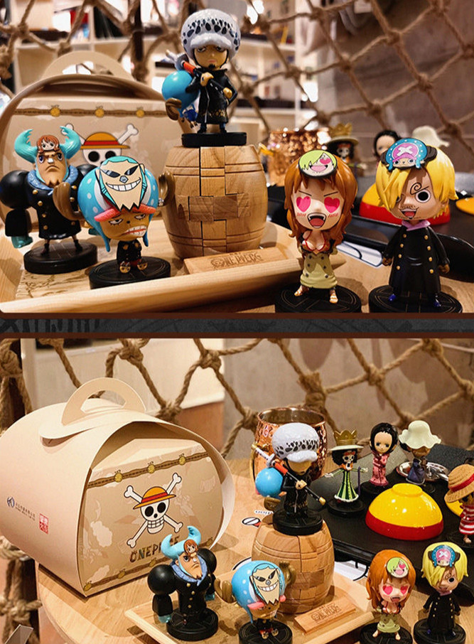 海贼王印章盲盒 动漫二次元卡通周边航海王onepiece盲盒路飞索隆手办