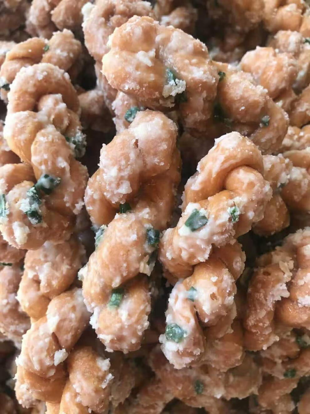 闽南特产小吃蒜蓉枝500克厦门手工蒜蓉麻花 葱味原味传统糕点 蒜蓉葱