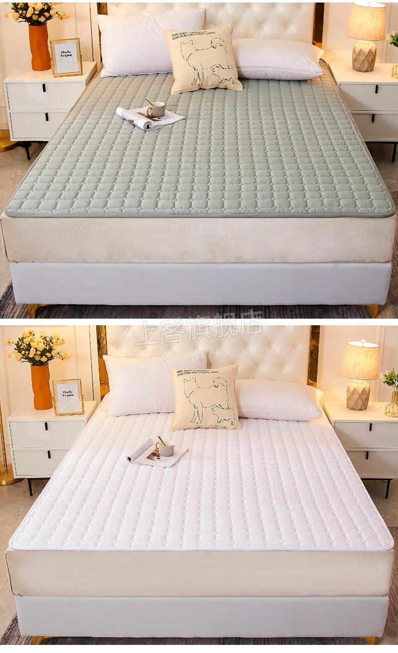 床垫防滑垫防跑1cm厚可水洗床垫软垫家用铺床薄款床褥子垫褥薄保护垫