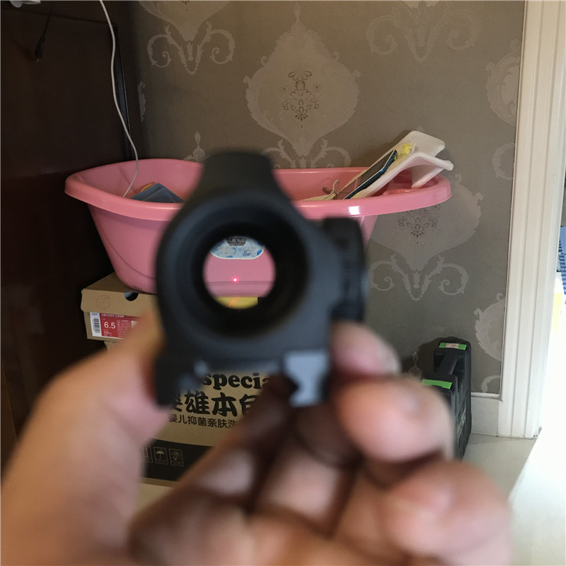 aimpointt2瞄准镜户外红点红膜虹膜胶合t2全息瞄ar瞄准器t2ge黑色增高