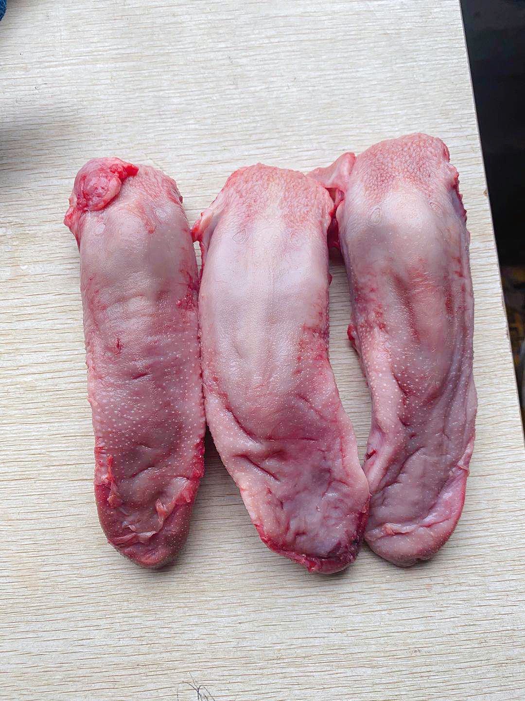 棠鲜生 2斤装生鲜肉类猪舌头猪口条无猪口根