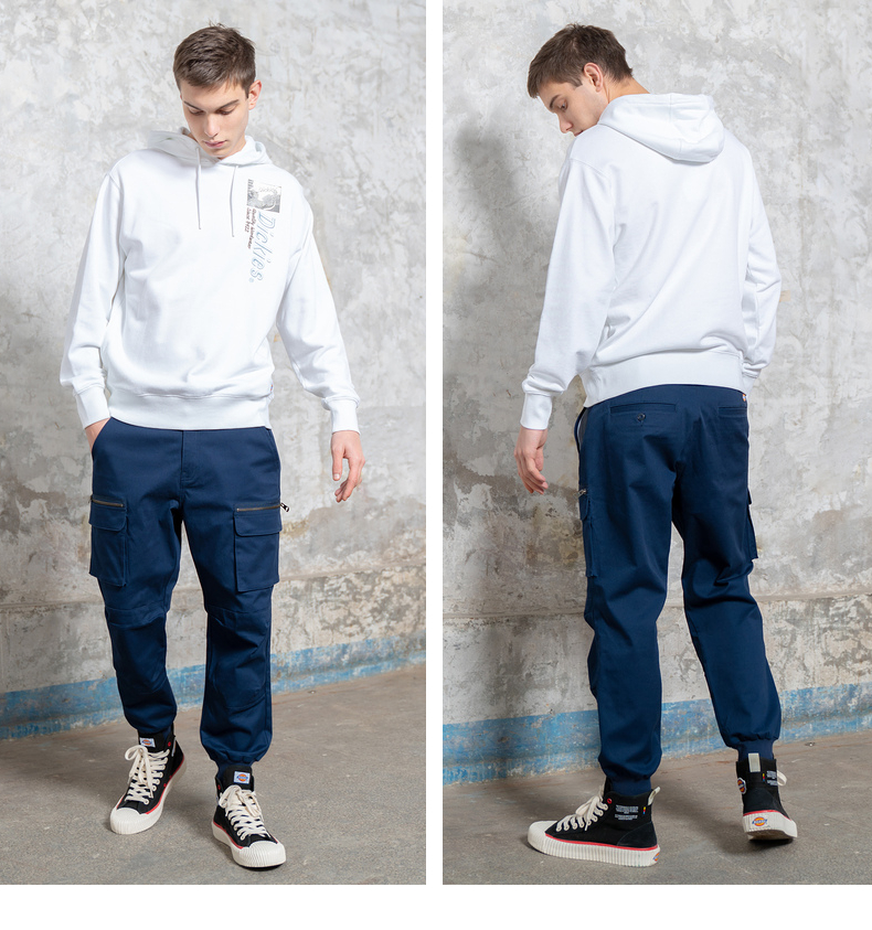 dickies工装裤 多袋脚口罗纹收口休闲裤 工装裤男dk008773 青苔绿 030