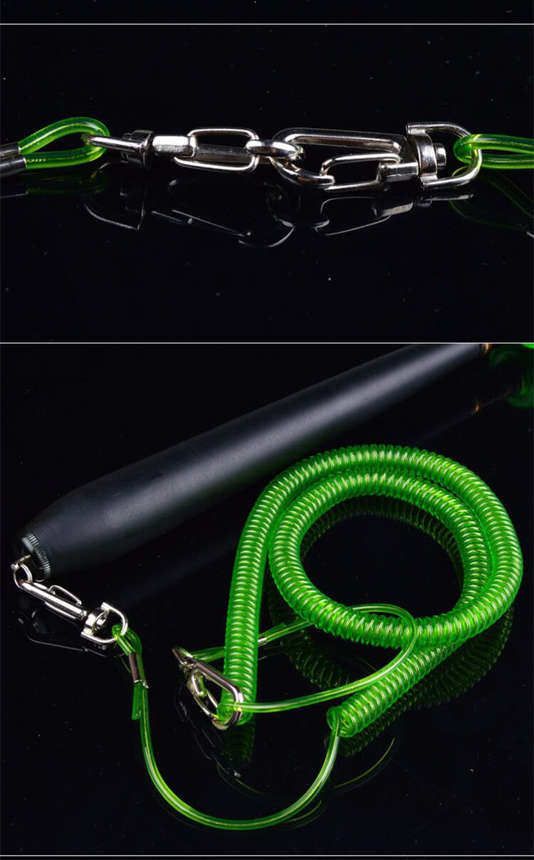 x钢丝失手绳3米5米鱼竿失手绳钢丝伸缩放杆绳钓鱼用品垂钓渔具配件音