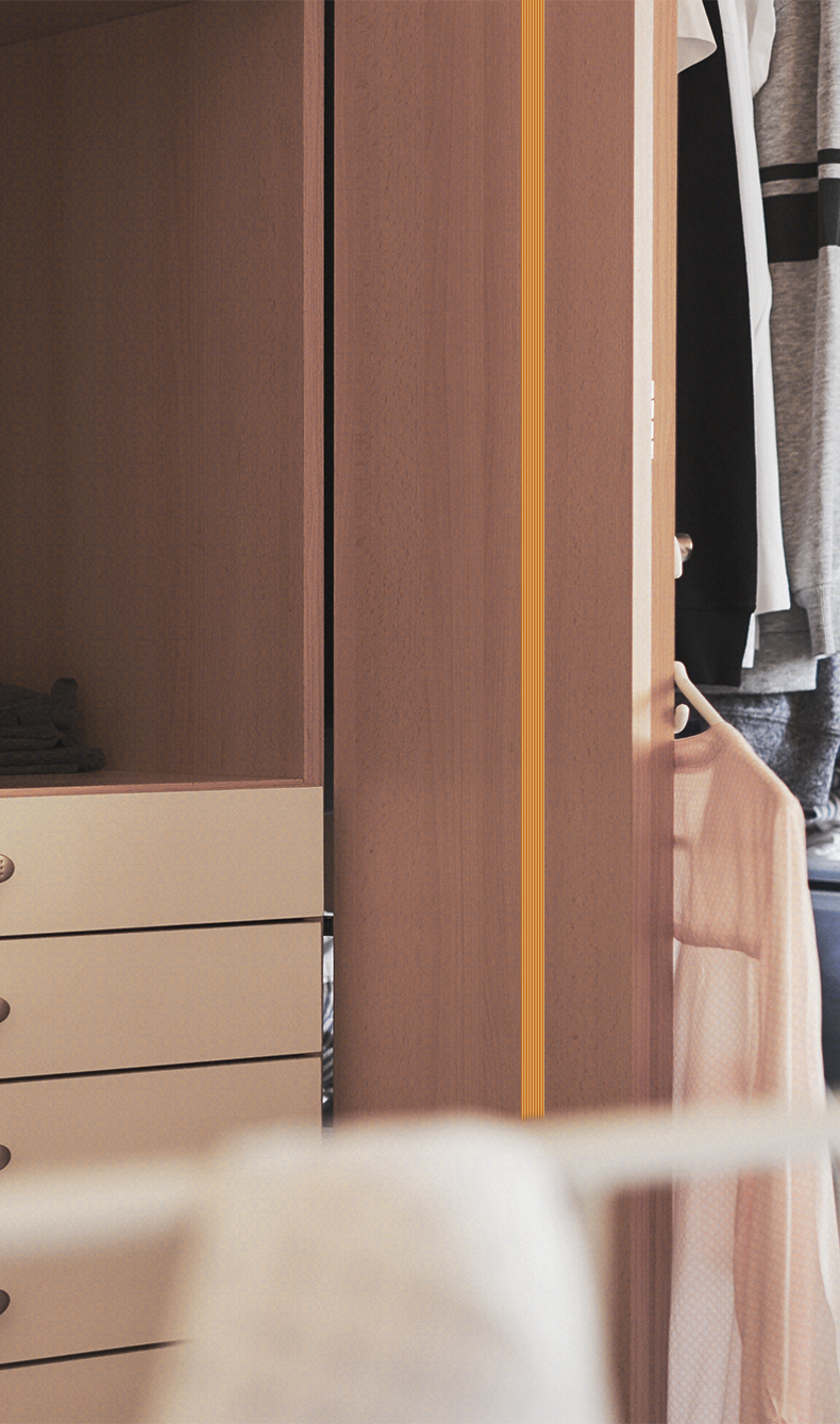 衣柜门防变形拉直器调直器加厚压条器平开门橱柜门板直条器 vf豪华款