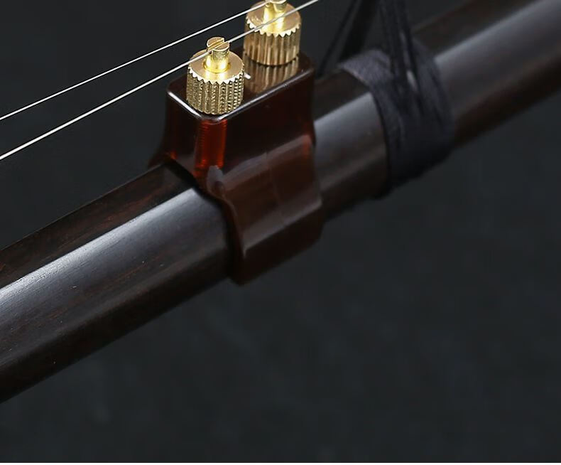 新款二胡微调器新式黄铜千斤二胡微调不伤弦二胡配件 【新式】二胡