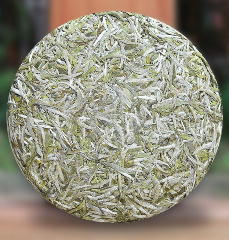 白茶白毫银针茶饼 明前福建高山春茶头采300克