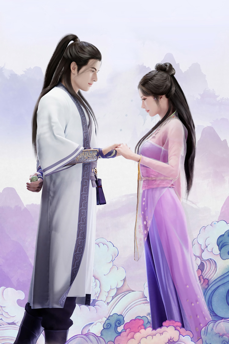 凡人修仙传海报韩立南宫婉海报壁纸墙纸挂画壁画装饰画定制动漫周边14