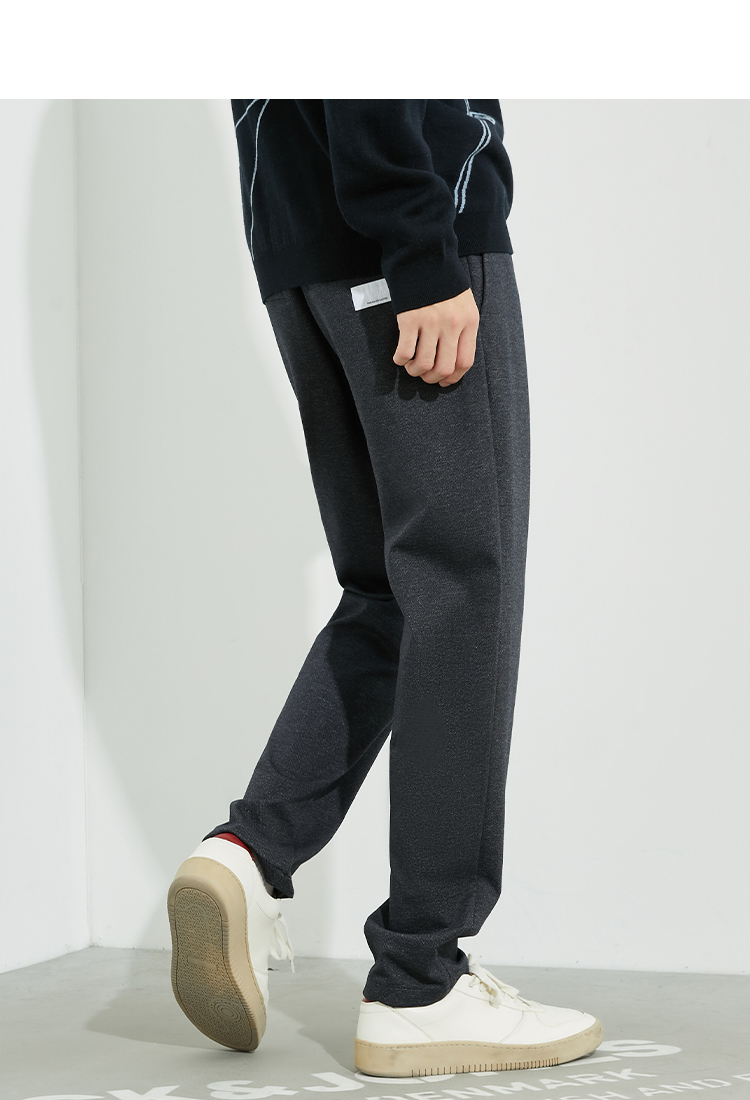 jackjones杰克琼斯春男士简约百搭商务通勤休闲微弹休闲裤 e39藏蓝