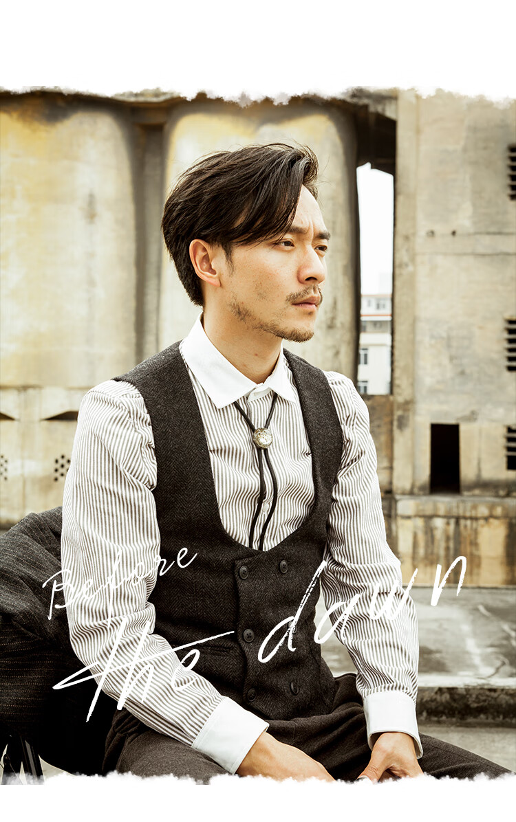 新款秋冬男英伦复古风修身人字纹毛呢马甲休闲呢子双排扣马夹背心浅