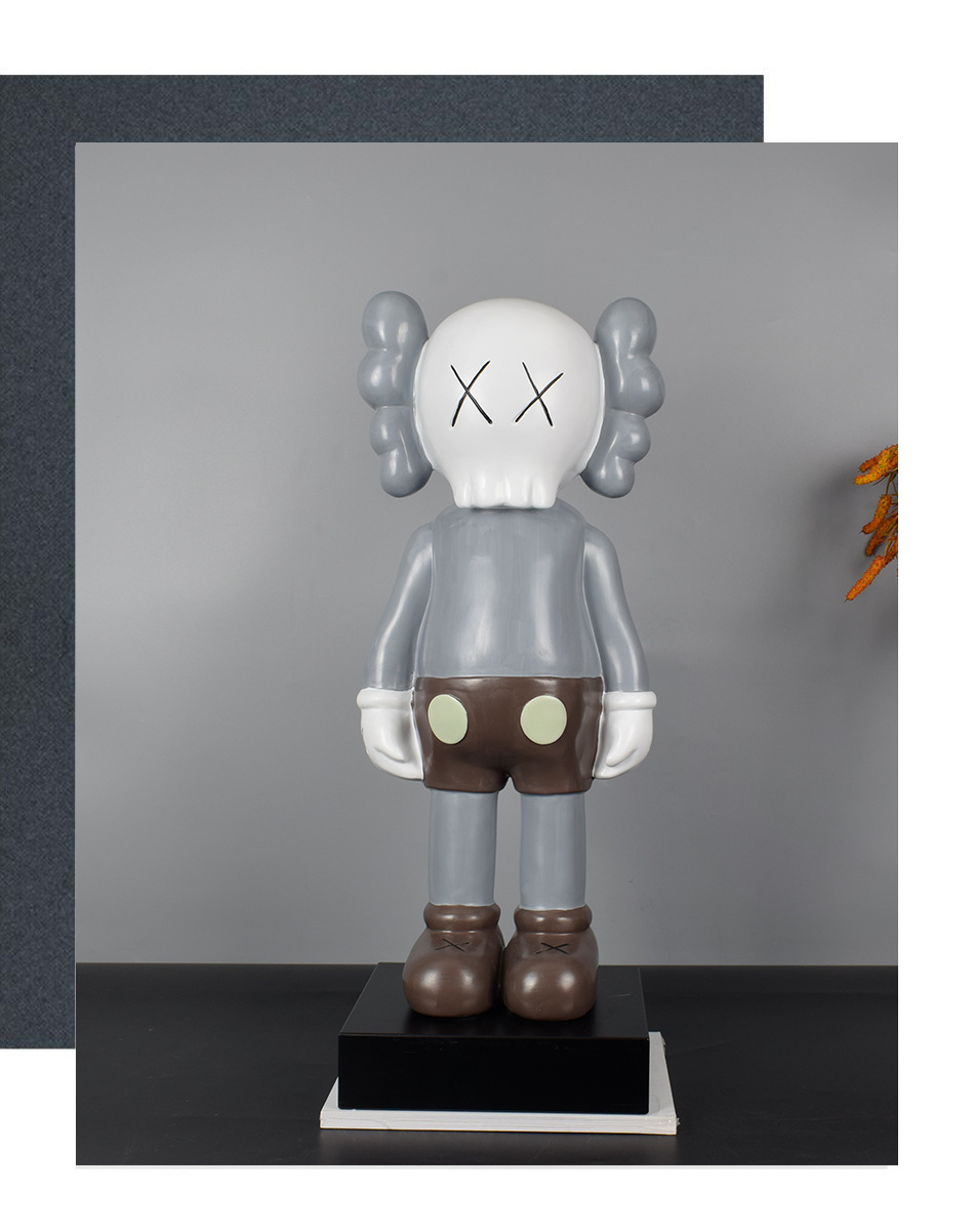 喜事年年网红卡通kwas捂脸公仔摆件商场售楼处儿童房暴力熊摆设家居