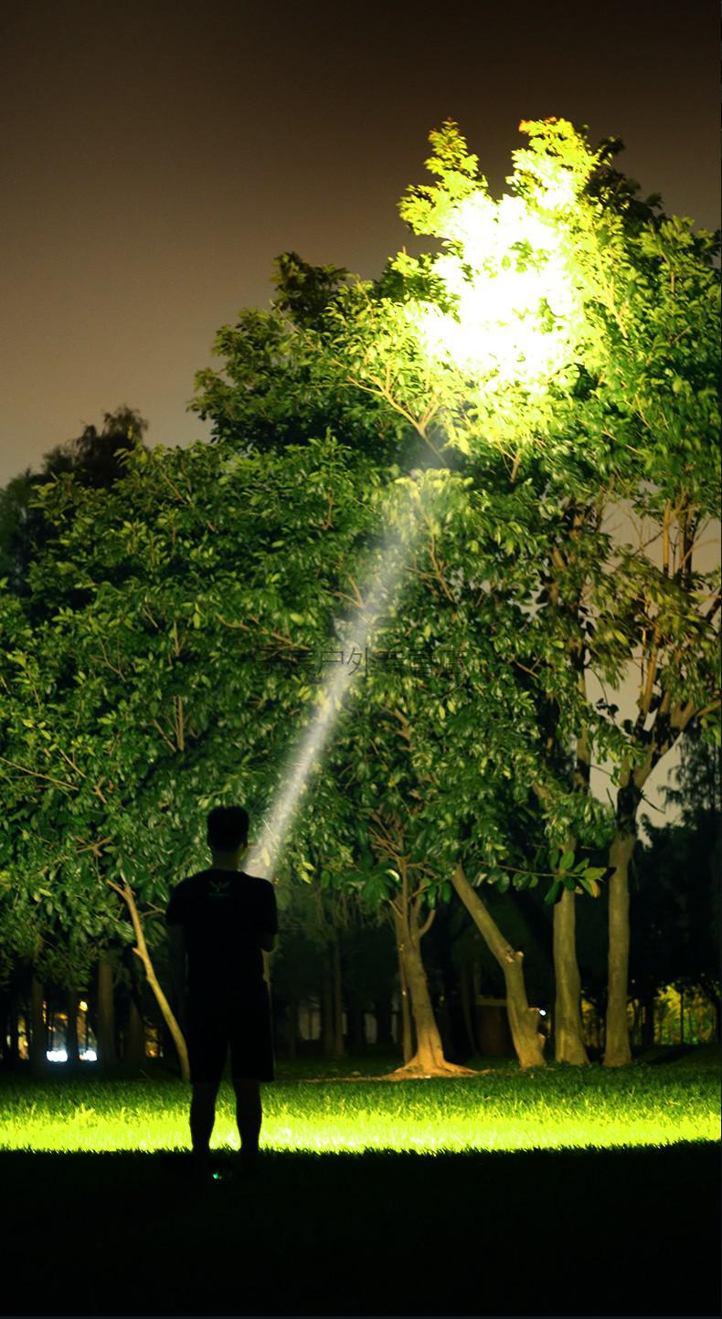 强光手电筒超长续航充电超亮远射氙气灯户外探照疝气