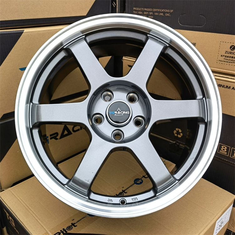 适用于te37铝合金轮毂本田思域飞度高尔夫polo车圈17寸18寸旋压抛边