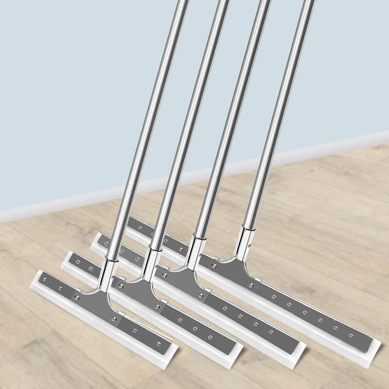 器大号酒店硅胶厨房厕所卫生间大刮刀ktv 50cm橡胶刮水器(配不锈钢杆)