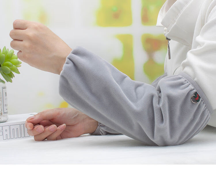 paccroom男士羽绒服袖头个性防污护袖头家务厨房干活套袖单色拉环扣