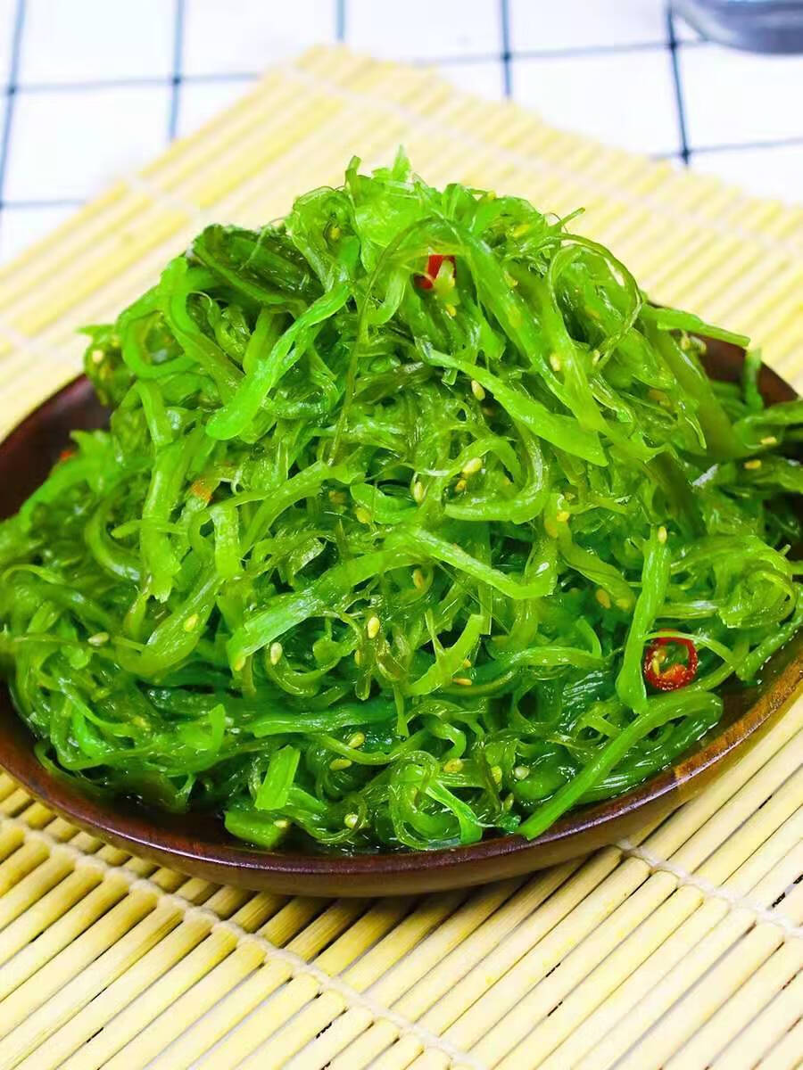 亚洲渔港风味裙带菜冷冻凉拌海草调味裙带菜解冻即食寿司海藻400g