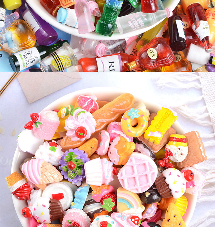 ins抖音同款微缩场景食玩盲袋迷你超市食物diy小模型玩具精致小巧摆件