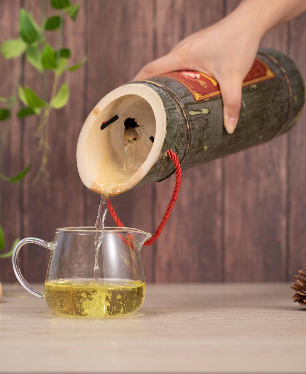 发财竹筒酒青竹酒瓶桶装竹酒创意送礼高度白酒竹桶洒500ml