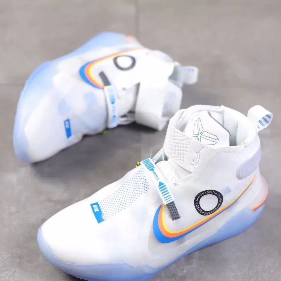 莆田纯原科比12代全nxt ad fastfit kobe灰桔高帮缓震篮球鞋 科比12灰